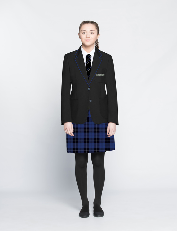 Walbottle Academy Girls Bespoke Tartan Pleated Skirt